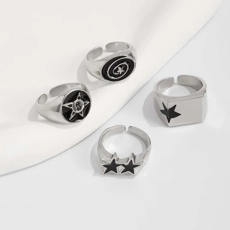 Ring Set Stars - Pixie For Man