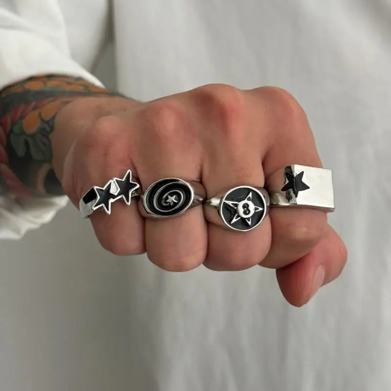 Ring Set Stars - Pixie For Man