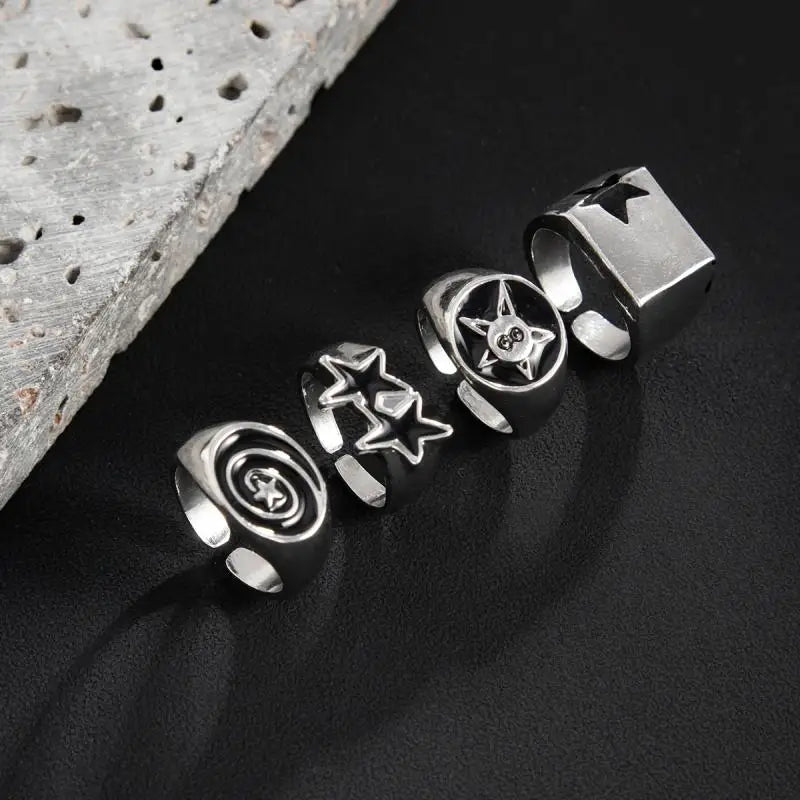 Ring Set Stars - Pixie For Man