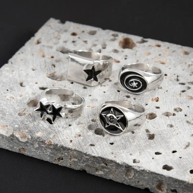 Ring Set Stars - Pixie For Man