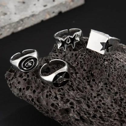 Ring Set Stars - Pixie For Man