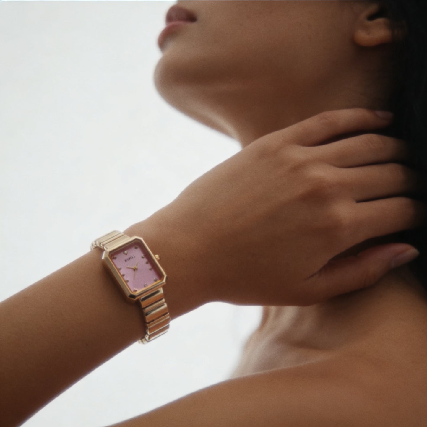 Reloj Rectangular Oro - Pixie