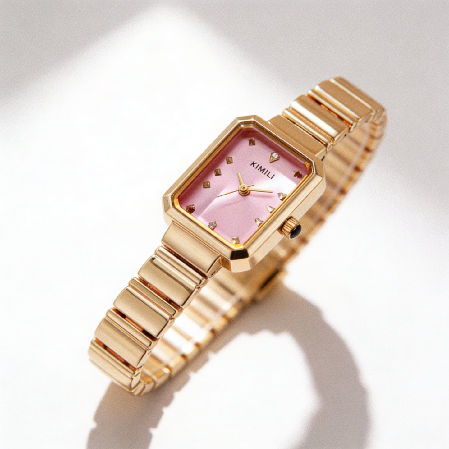 Reloj Rectangular Oro - Pixie