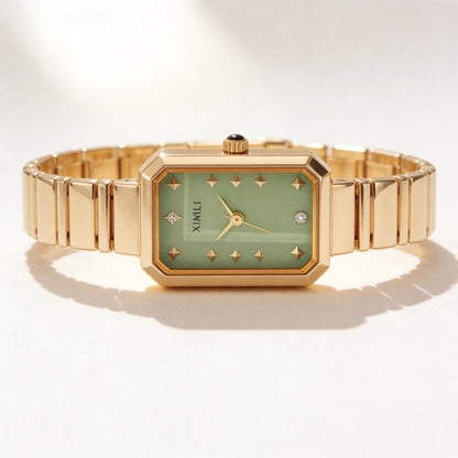Reloj Rectangular Oro - Pixie